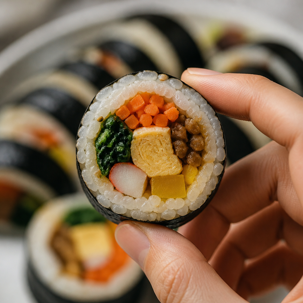 kimbap vs sushi taste difference