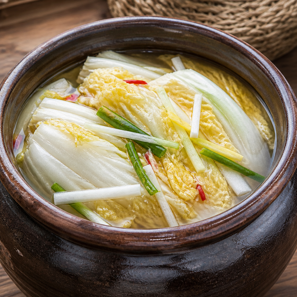 비매운 김치 및 대체품