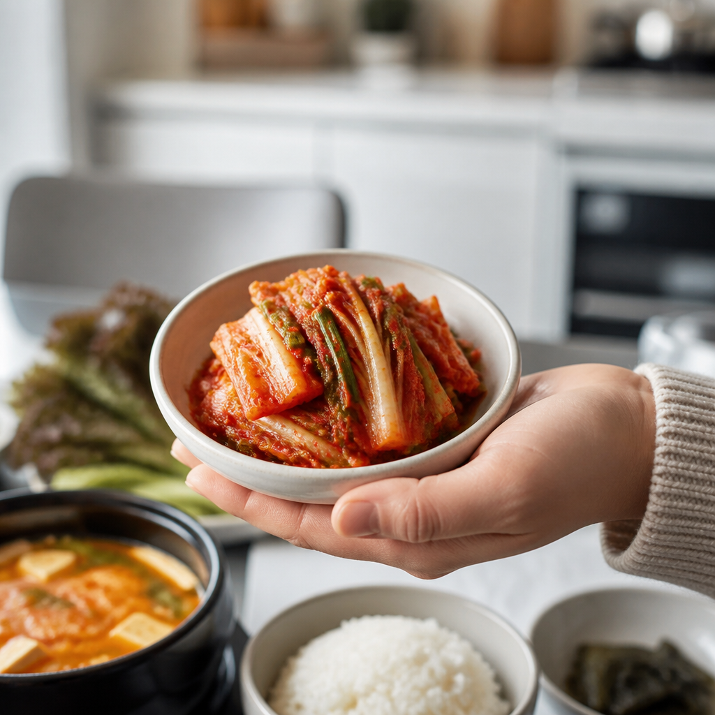 김치 첫 맛